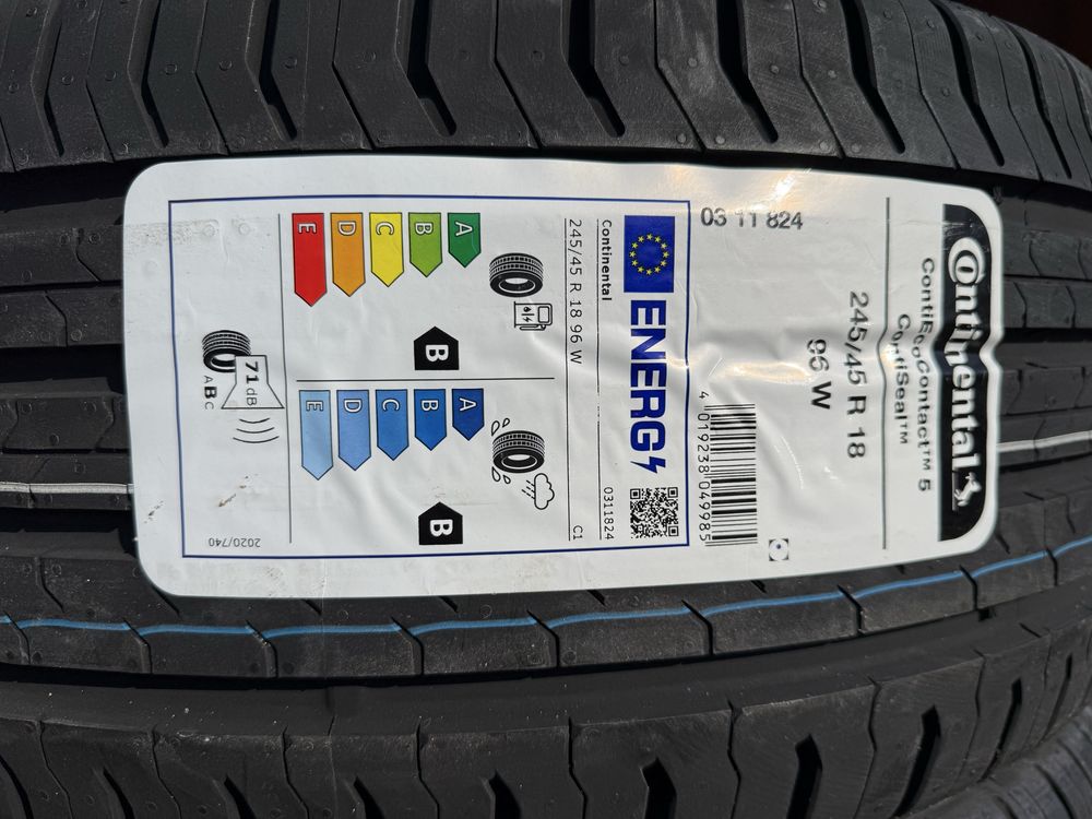 245/45 r18 Continental EcoContact 5 ContiSeal НОВАЯ