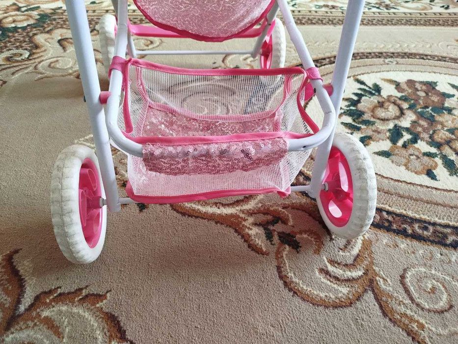 Дитяча прогулянкова коляска для ляльок