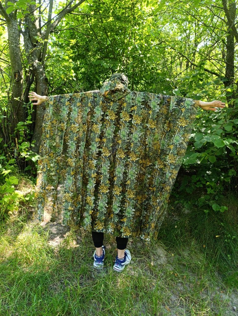 Маскувальний костюм "Пончо" з 3D листям кікімора військова