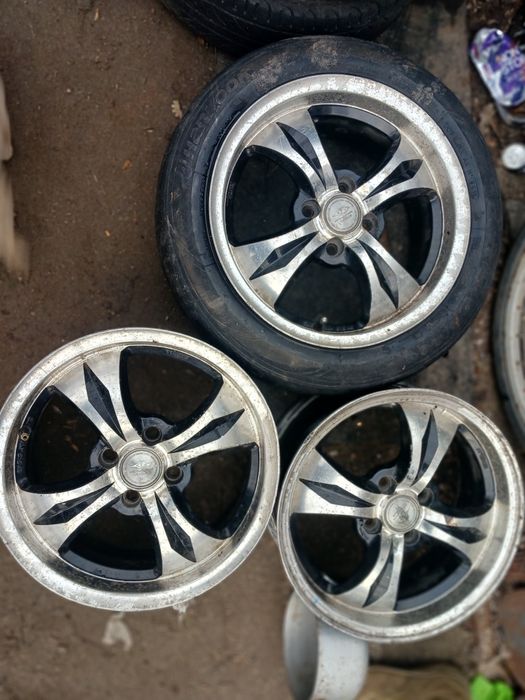 Диски на Ваз R 15 без резины  титаны 4×98 легкосплавные титановые диск