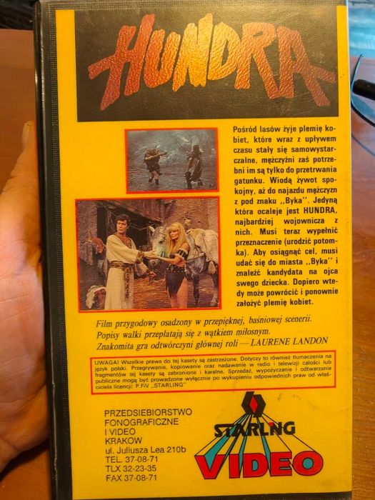 Hundra – VHS STARLING Kraków – ultra rzadkie wydanie kolekcjonerskie