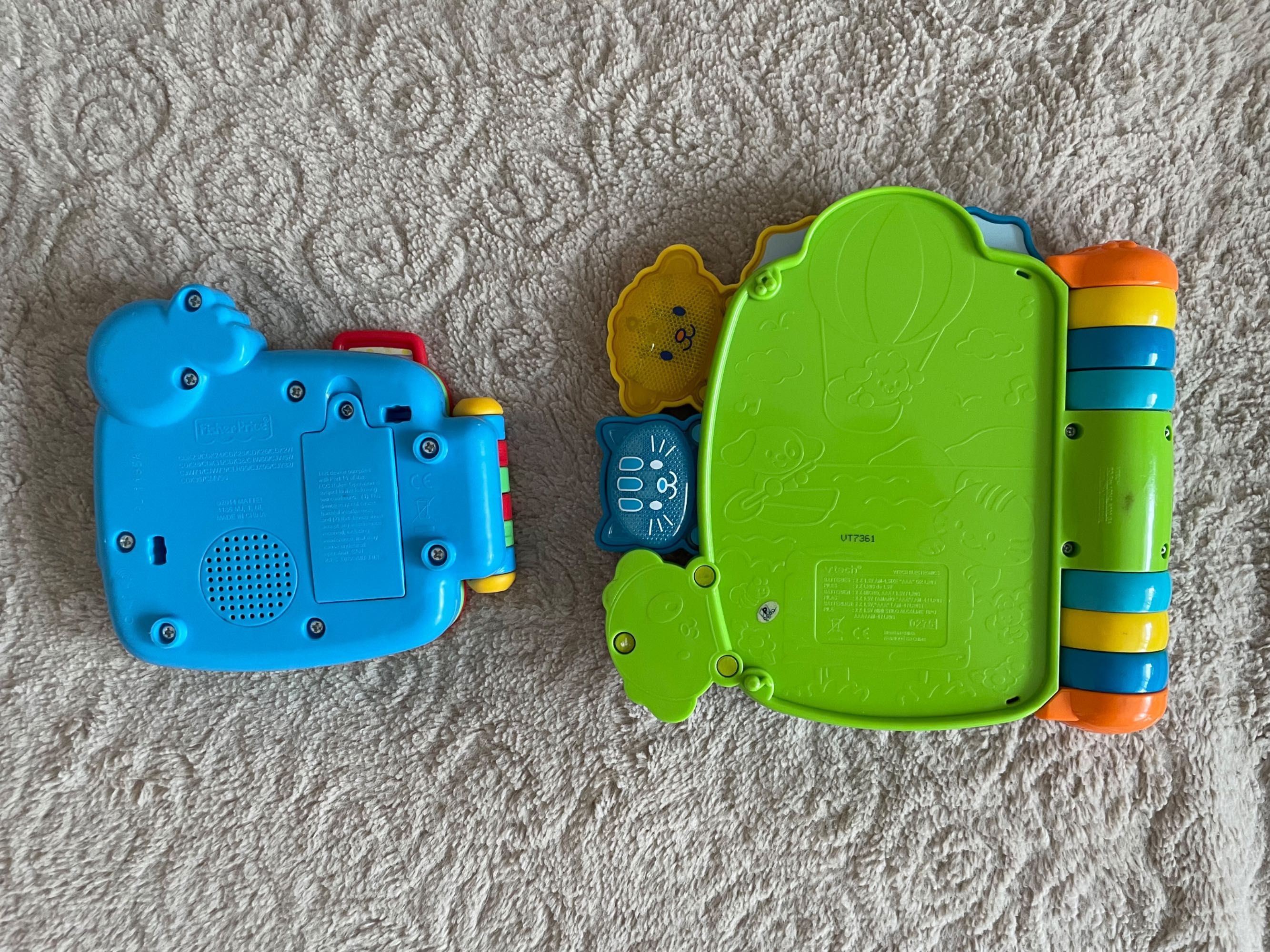 Interaktywne książeczki Vtech i Fisher Price