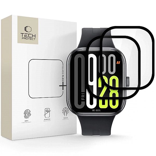 Szkło hybrydowe Tech-Protect Glass Flex+ 2-pack na Xiaomi Redmi Watch