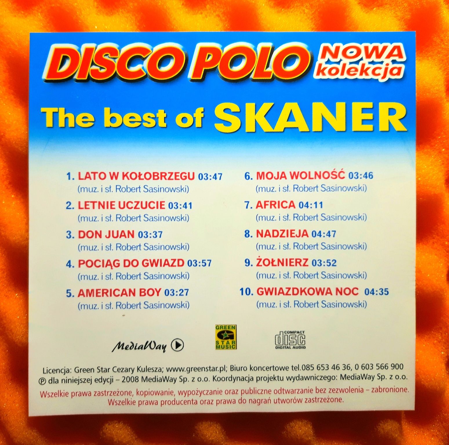 Skaner – The Best Of Skaner (CD, 2008)