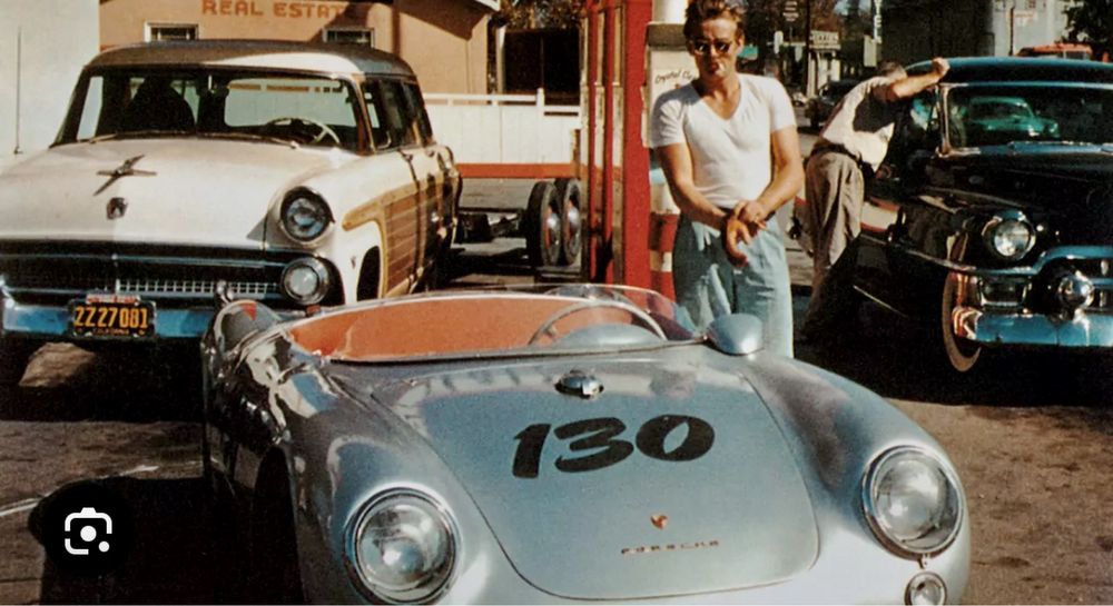 Felt cruiser rower Porsche 550 Spyder James Dean RARYTAS !