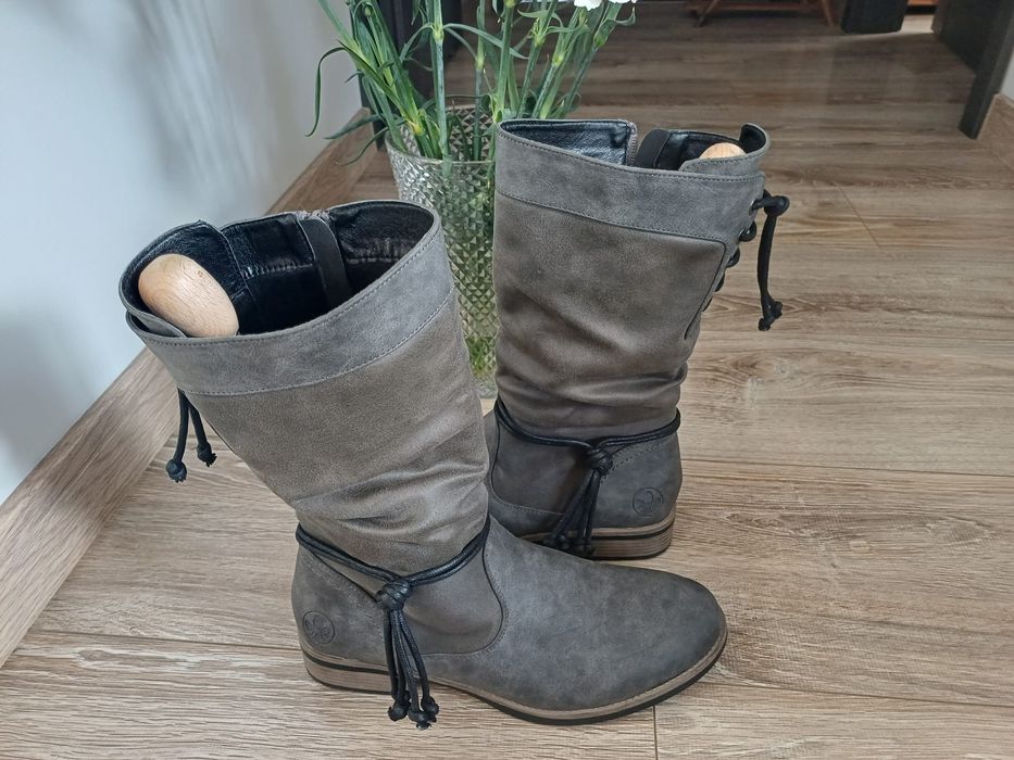 Zimowe kozaczki damskie Rieker rozm 40.
