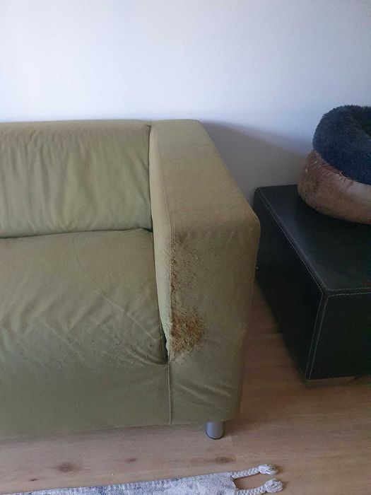 sofá 2 lugares com capa substituível