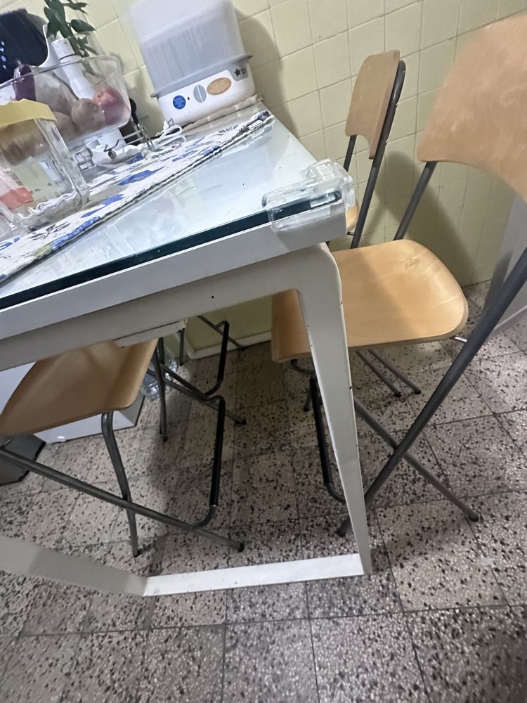 Mesa alta para cozinha com 4 cadeiras ikea