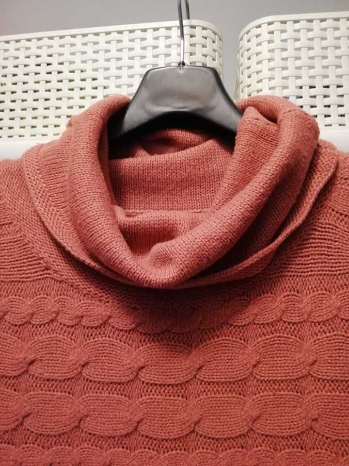 Sweter TUNIKA sukienka dzianinowa - rozmiar S