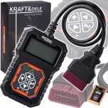 KRAFTDELE PROFESJONALNY SKANER MIERNIK TESTER DIAGNOSTYCZNY OBDII LCD 5670