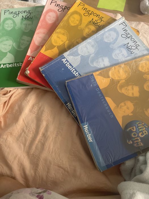 Pingong nev 1,2,3 buch arbeitsbuch книжки з німецької hueber