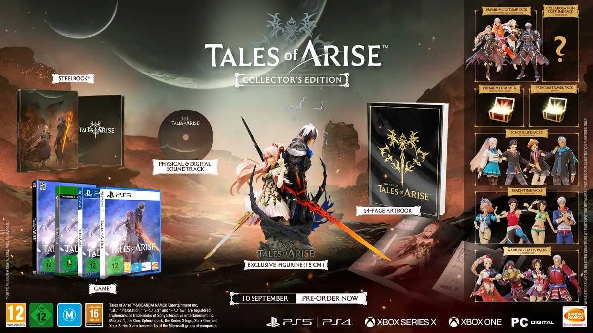 Tales of Arise Edycja Kolekcjonerska unikat Ps4/Ps5.