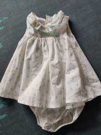 Cudna sukieneczka OKAIDI, r. 74, 12m