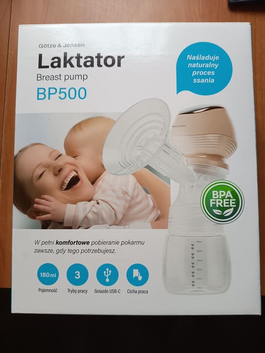 Laktator elektryczny ładowany USB-C