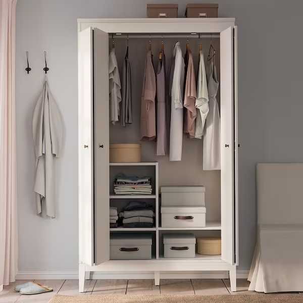 IDANÄS Szafa, biały, 121x211 Idanas Biała Nowa w kartonach