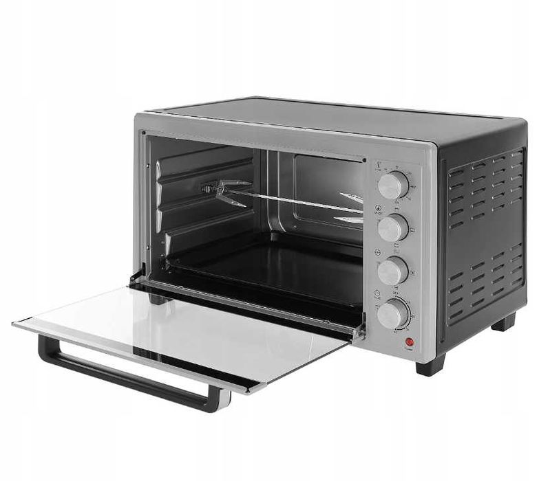 Nowy Mini PIEKARNIK ELEKTRYCZNY 45L Rożno Termoobieg Grill - PROMOCJA