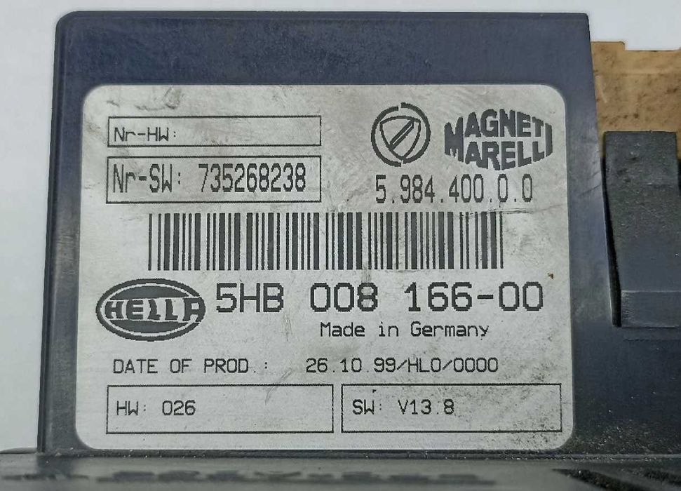 Comando Chaufagem Lancia Lybra Sw (839_) Climatronic Sofagem