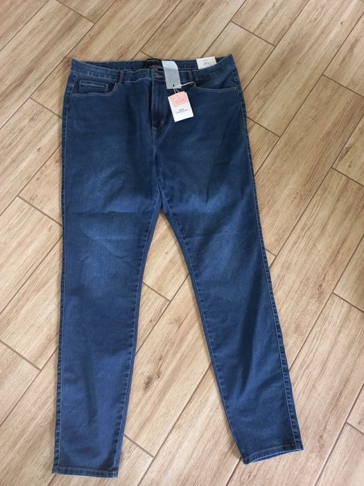 wielkie firmowe damskie spodnie jeans-ONLY CARMAKOMA-52/34-XXXXL-nowe