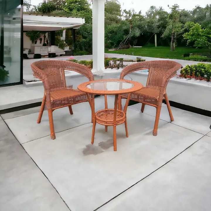 Набір садових меблів стіл 60см + 2 крісла Садові меблі Комплект меблів