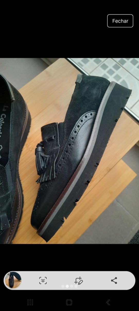 Sapato preto tam 37