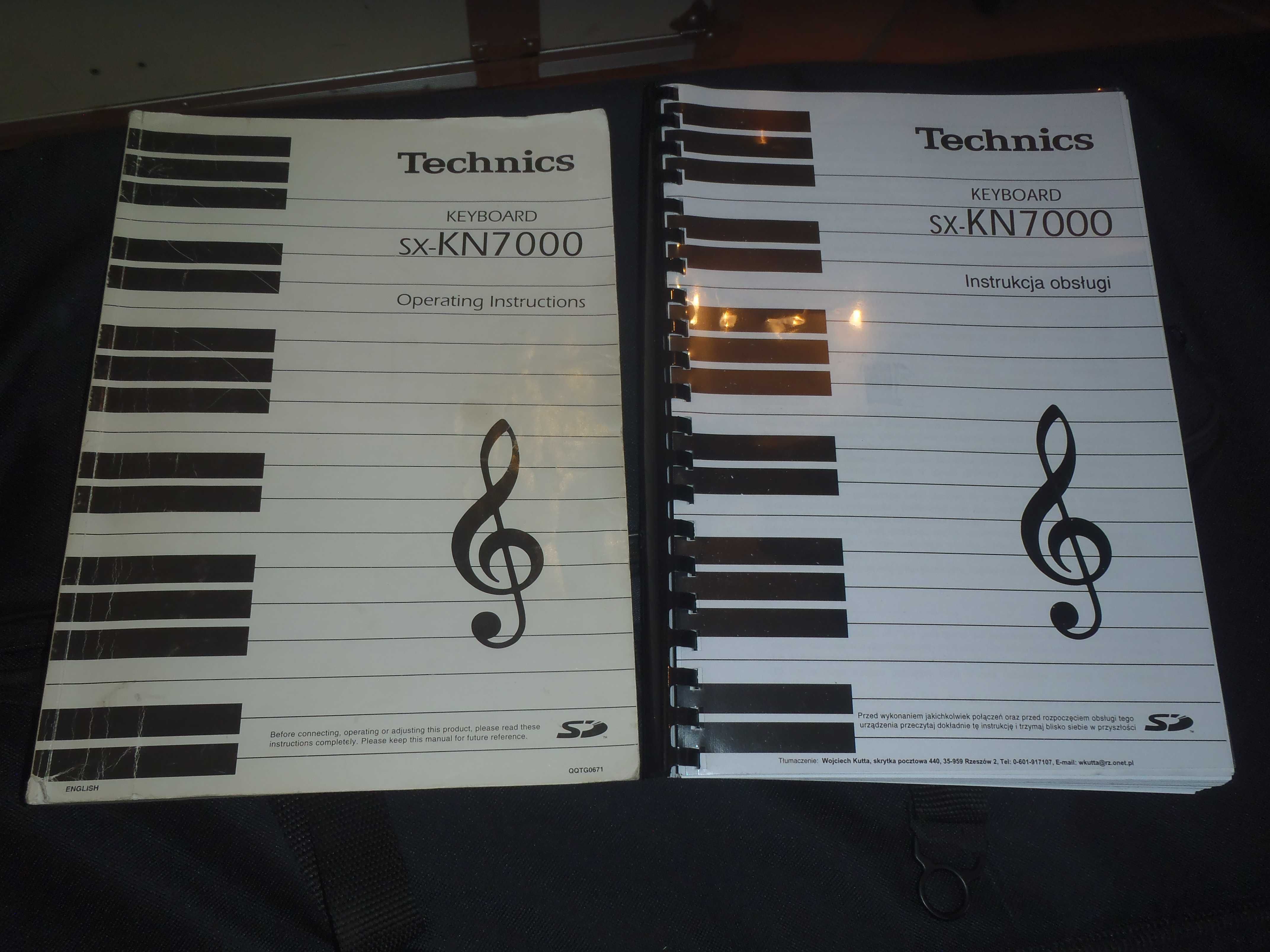 Sprzedam keyboard Technics SX-KN7000 + instrukcja polska + stojak