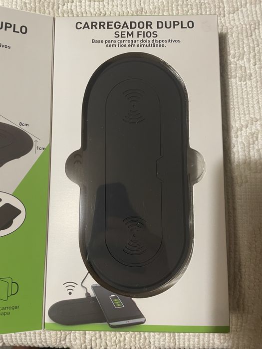 Carregador duplo sem fios