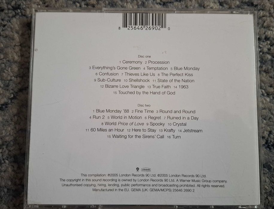 New Order – Singles 2005 2 x cd - Stan jak nowa