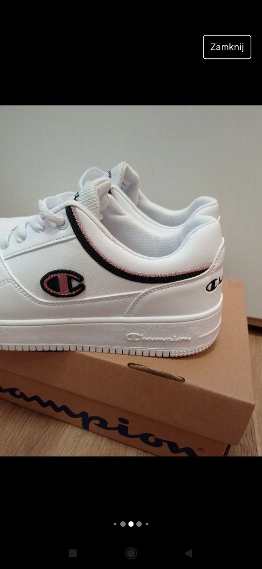 Sneakersy białe Champion
