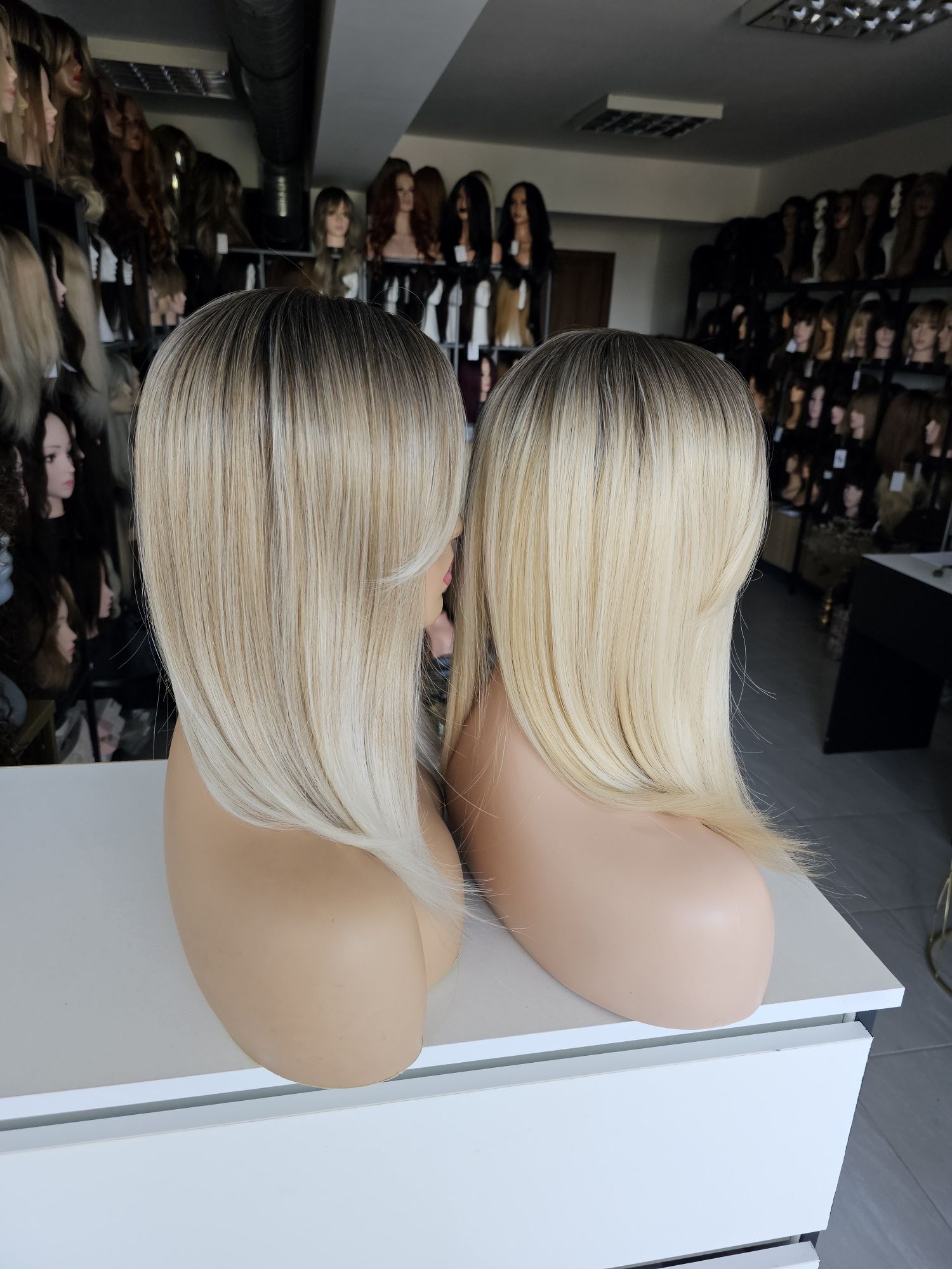Tupet topper Nel beżowy blond słoneczny blond 3D naturalny efekt