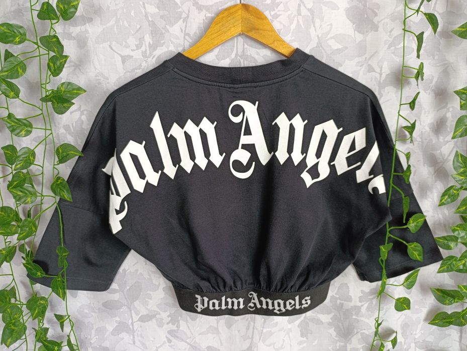 Koszulka Palm Angels A Czarna Krótka