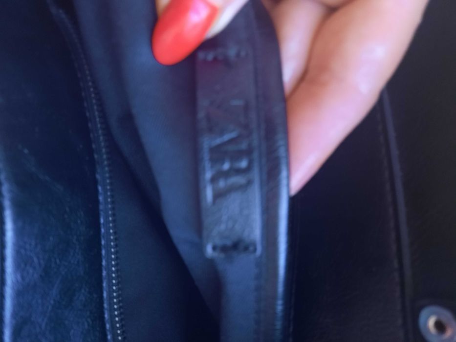 Torebka  torba  damska  Zara czarna  skóra  ekologiczna