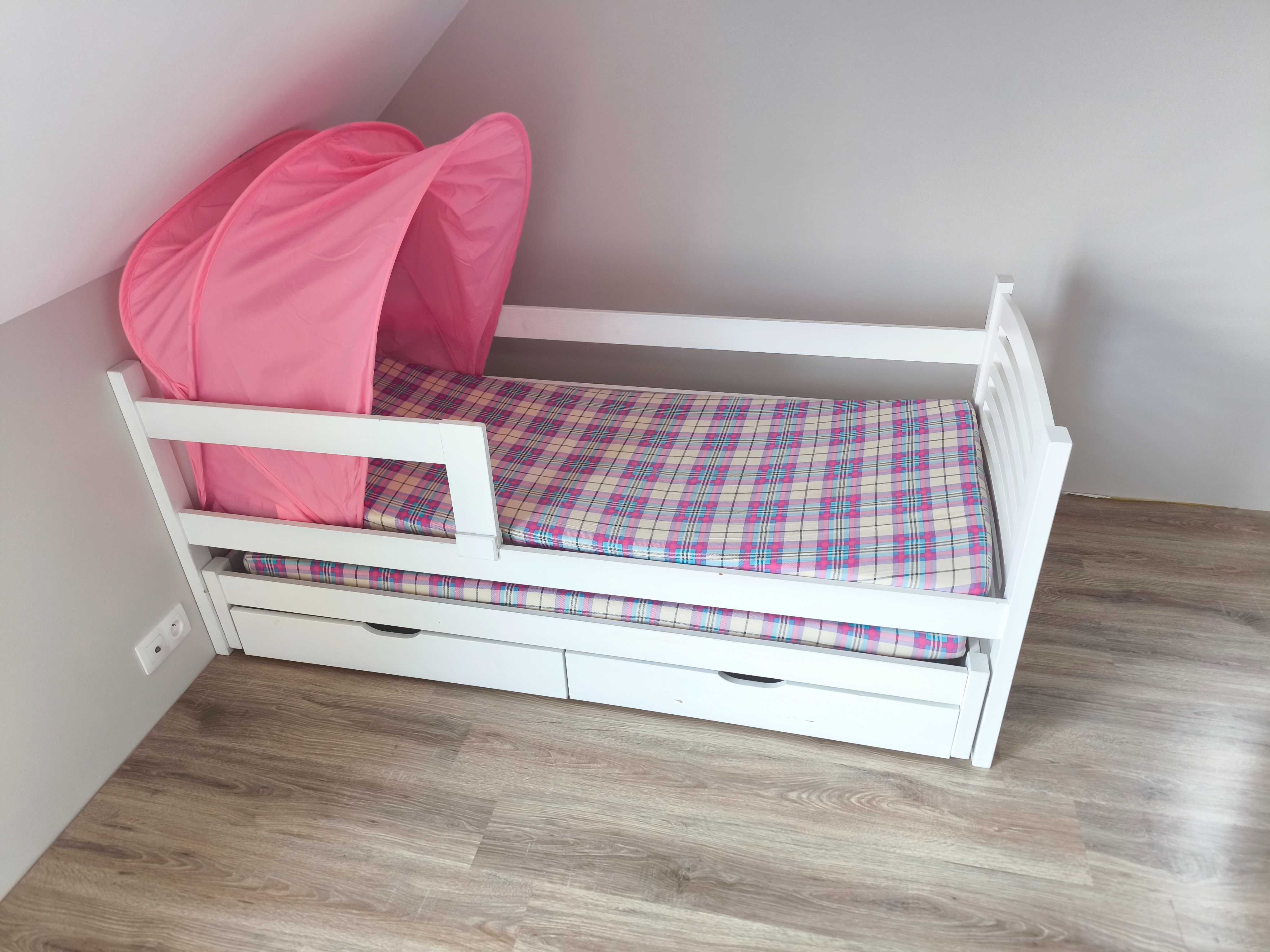 Łóżko łóżeczko dziecięce 80x180 dwuosobowe rozkladane