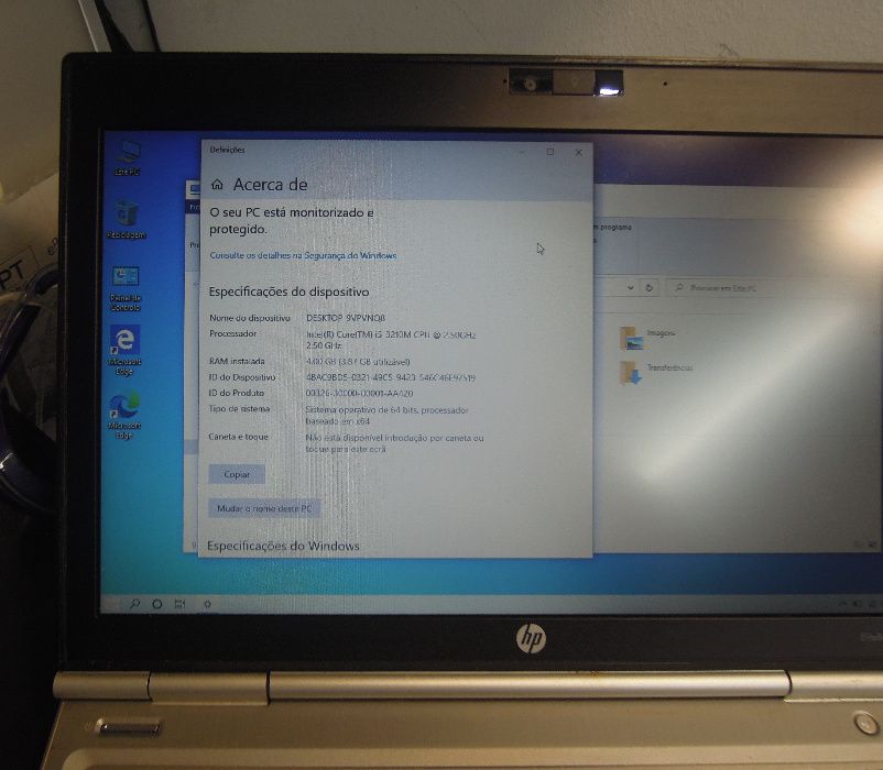 HP elitebook 2570P