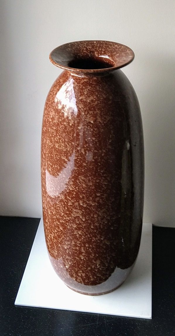 Piękny wazon ceramika PRL bardziej niżNowy