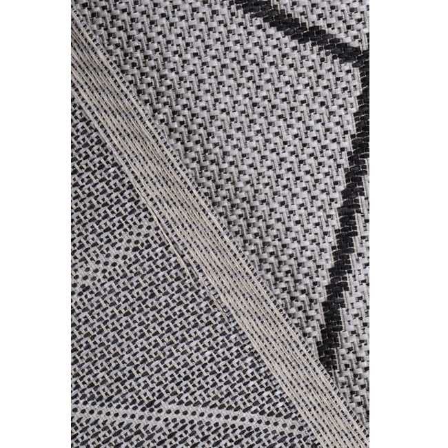Dywan zewnętrzny wewnętrzny Jeans szary 50 x 80 cm modern