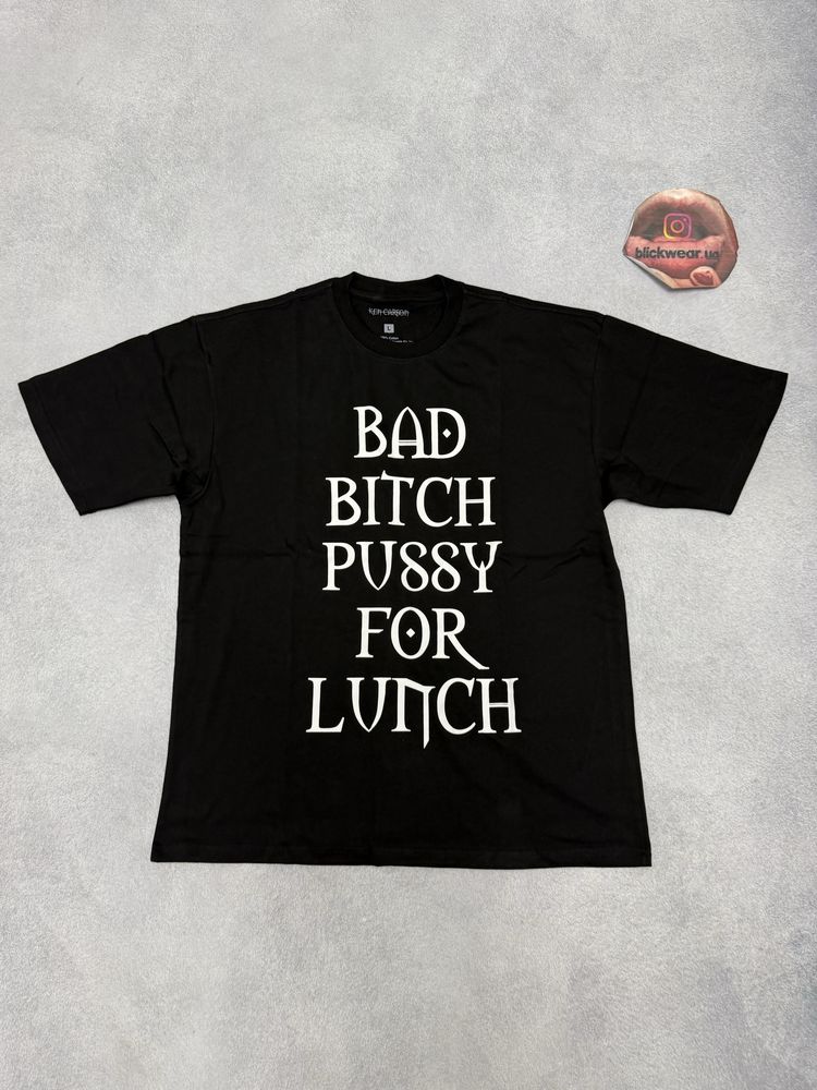 футболка Ken Carson Bad bitch for lunch merch