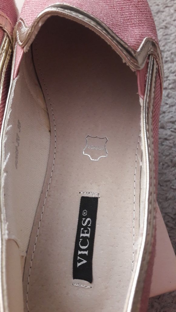 Nowe Espadryle na platformie r.38 dł wkl. 24 cm