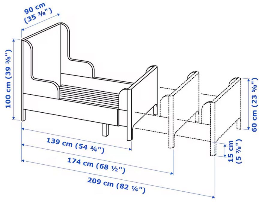 Łóżko dziecięce kolor różowy