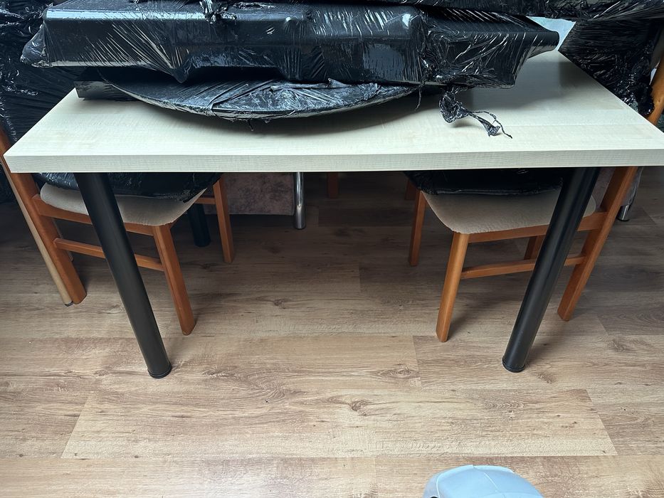 biurko solidne gruba płyta