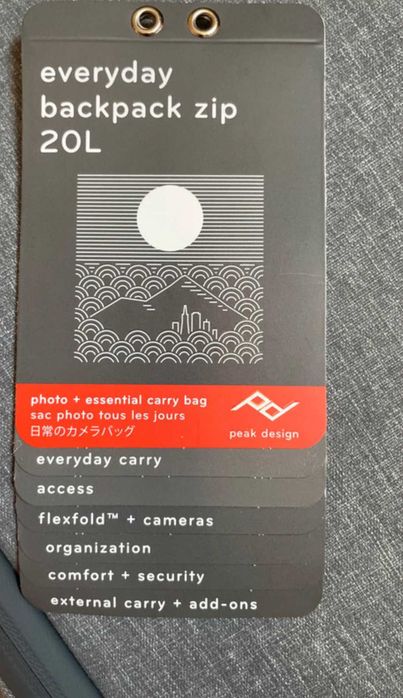 NOWY Plecak foto video Peak Design Everyday Backpack Zip v2 20L