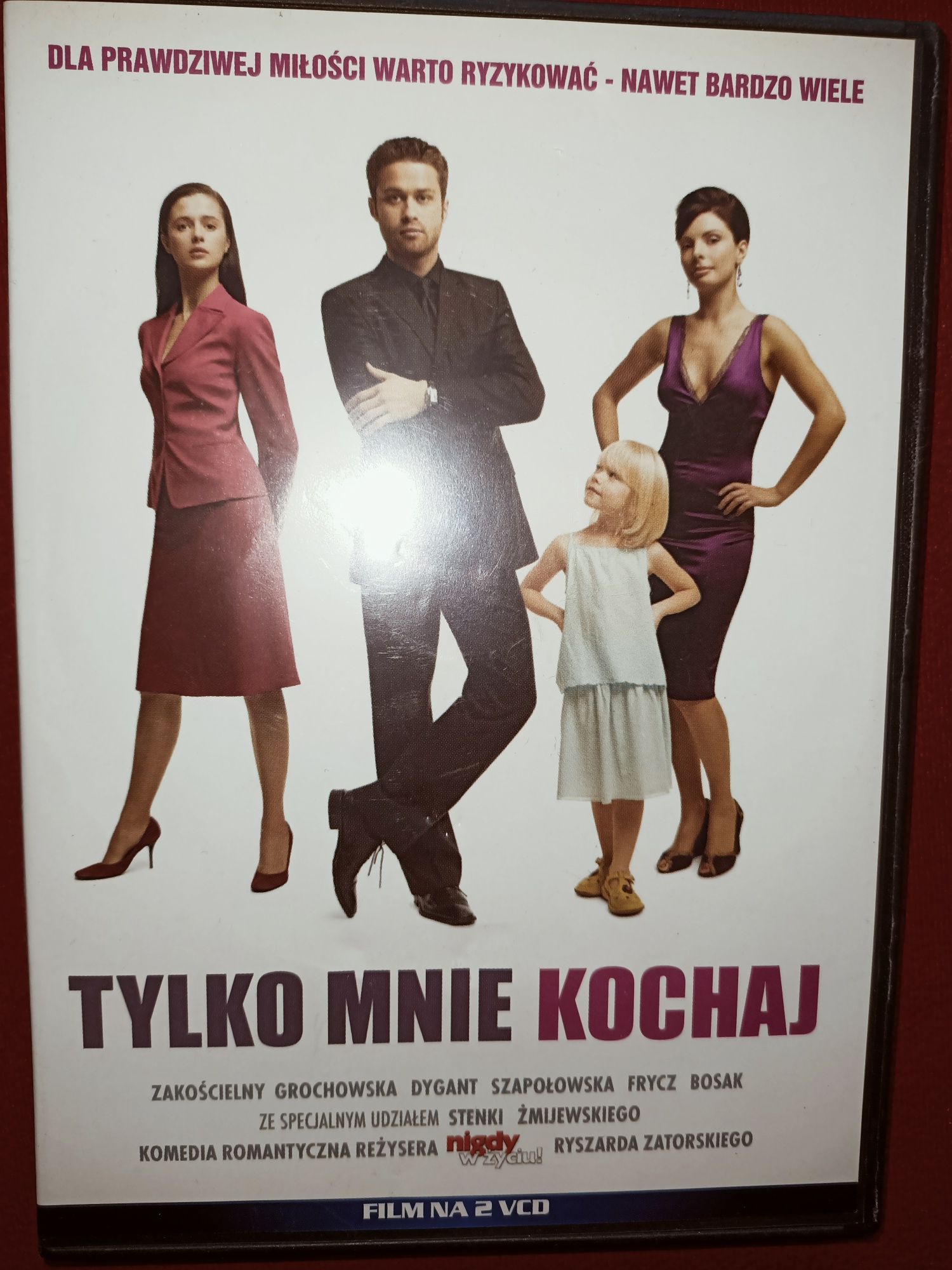 Tylko mnie kochaj 2 x VCD komedia romantyczna