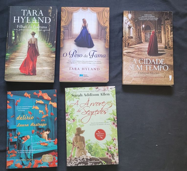 5 livros de romance por 20€