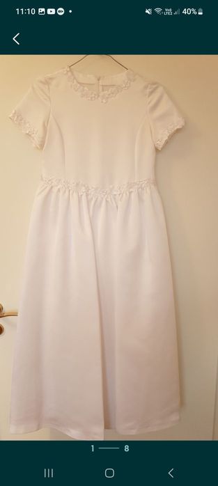 Sukienka do komuni plus bolerko