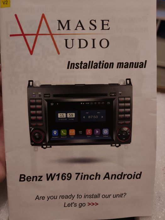 Radio ekran carplay do mercedesa w169/b200