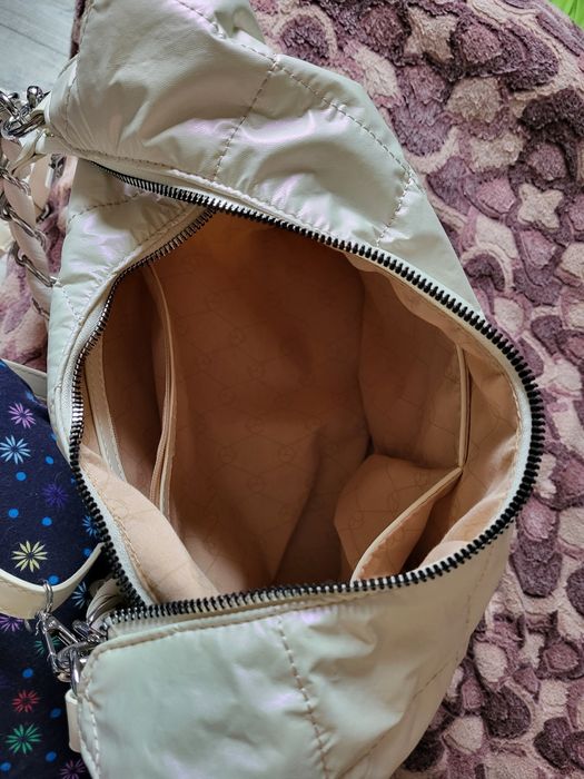 Torebka Nobo biała pikowana