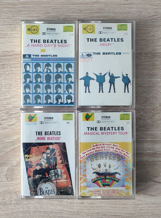 4x The Beatles - kasety audio