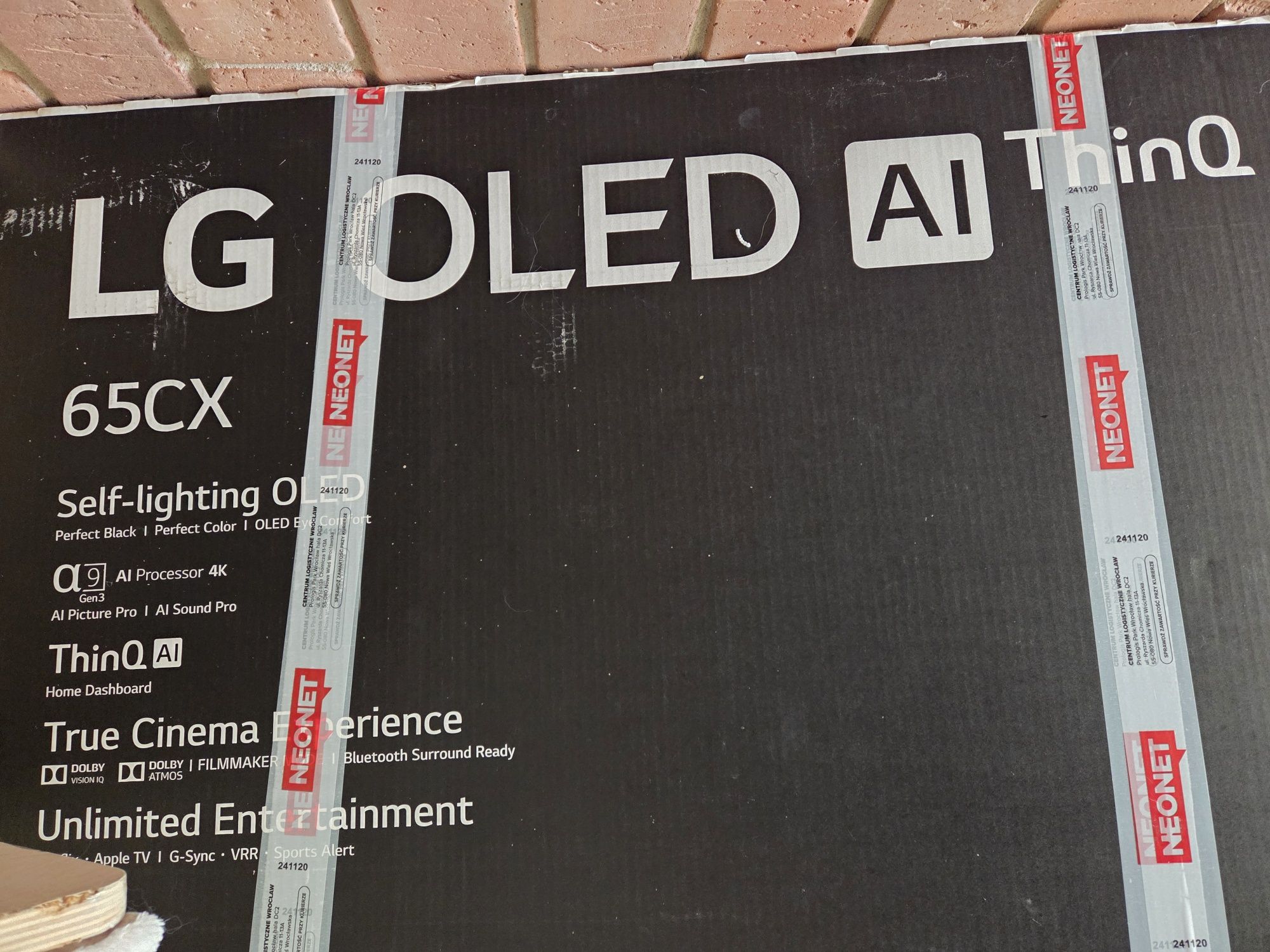 Telewizor LG OLED65C2 OLED65C25LA (seria C2), 65 cali, OLED, ThinQ AI