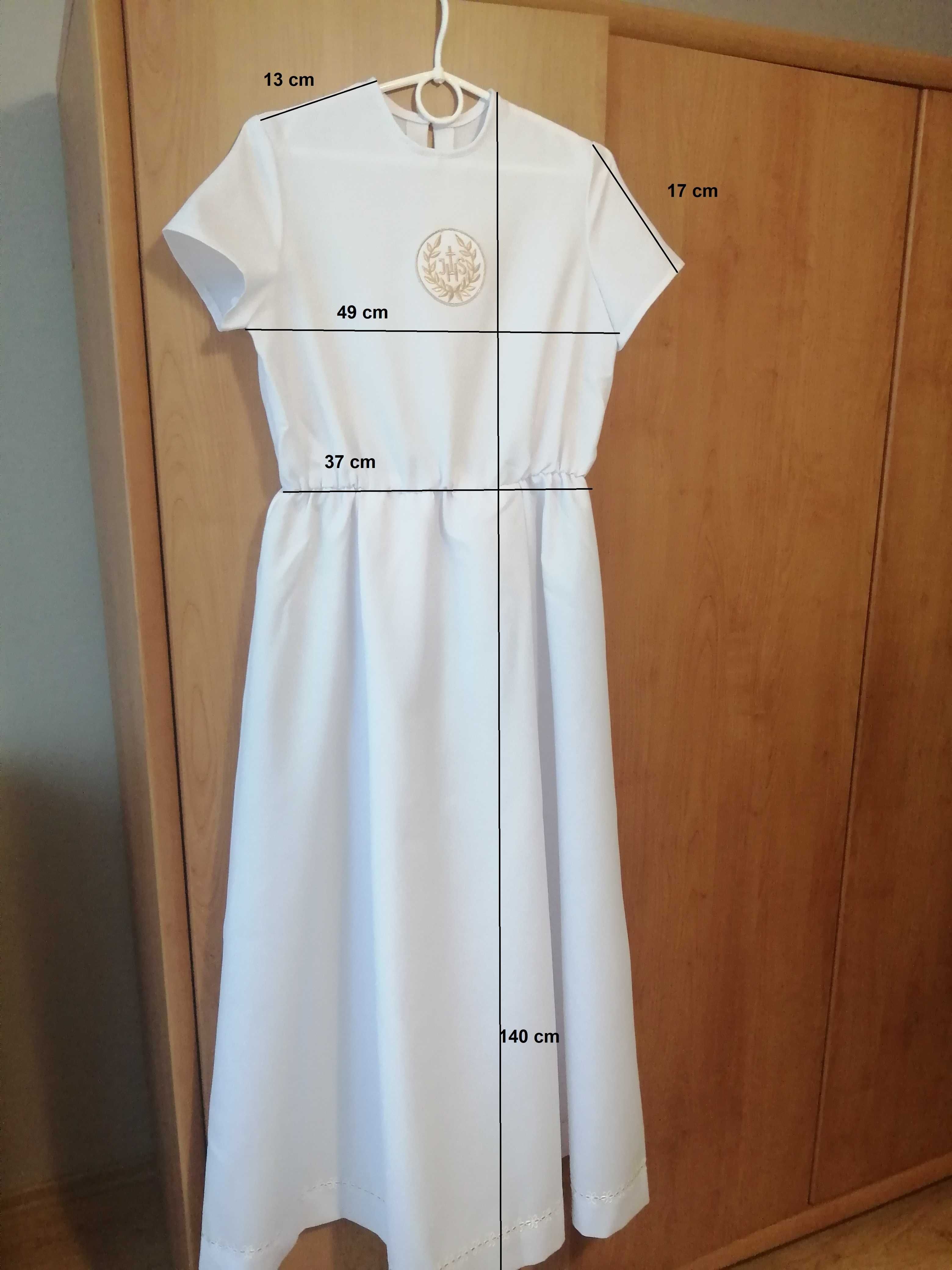 Alba - sukienka komunia  rozmiar 140 - buty gratis