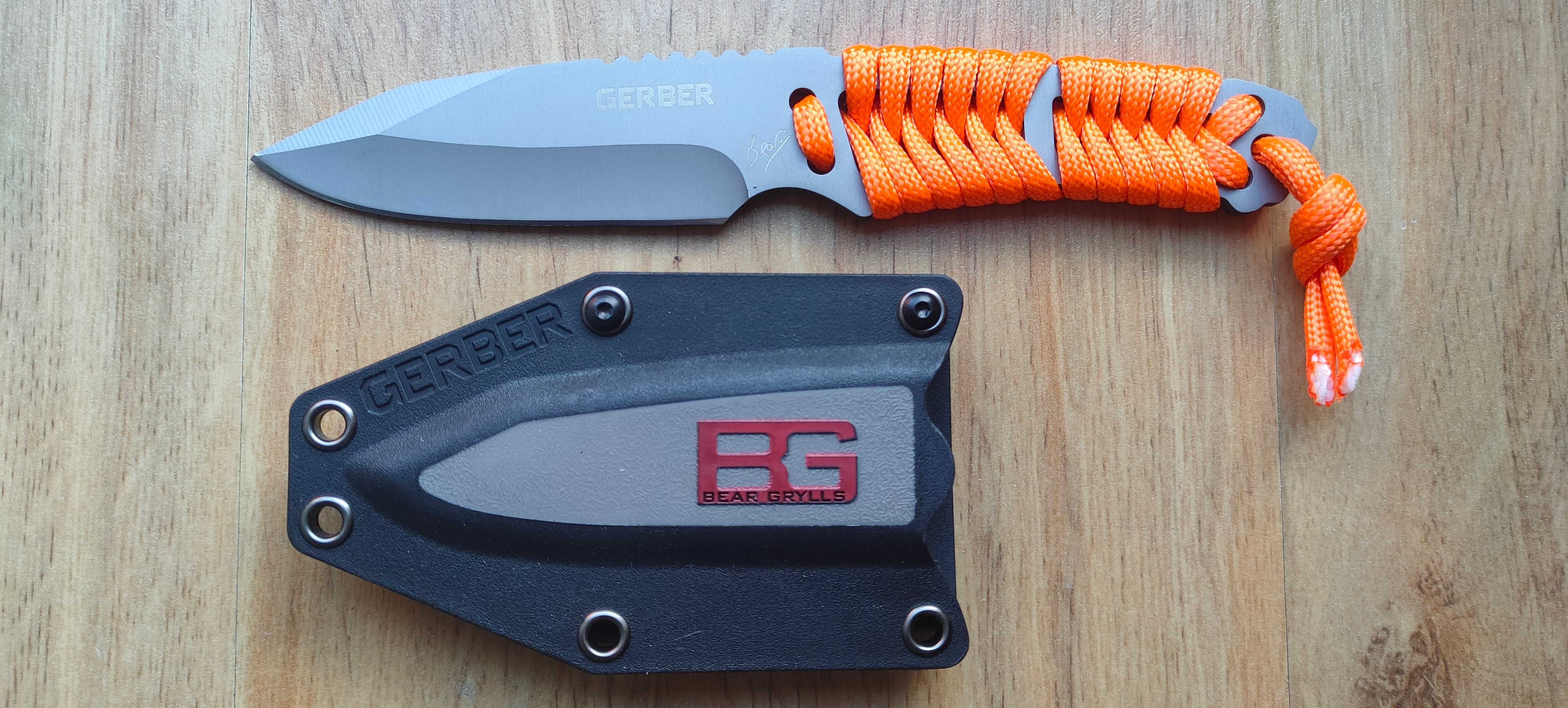 Wyprzedaż kolekcji Nóż Gerber Paracord + stojak
