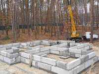 Монтаж блоків ФБС, армопояс, фундамент, бетонування якісно